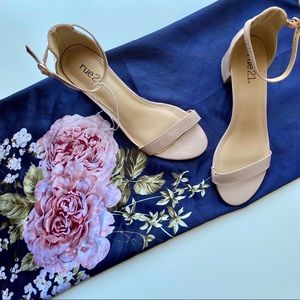 Nude Block Kasey Pat Heel Ankle Strap Rue21 | 10
